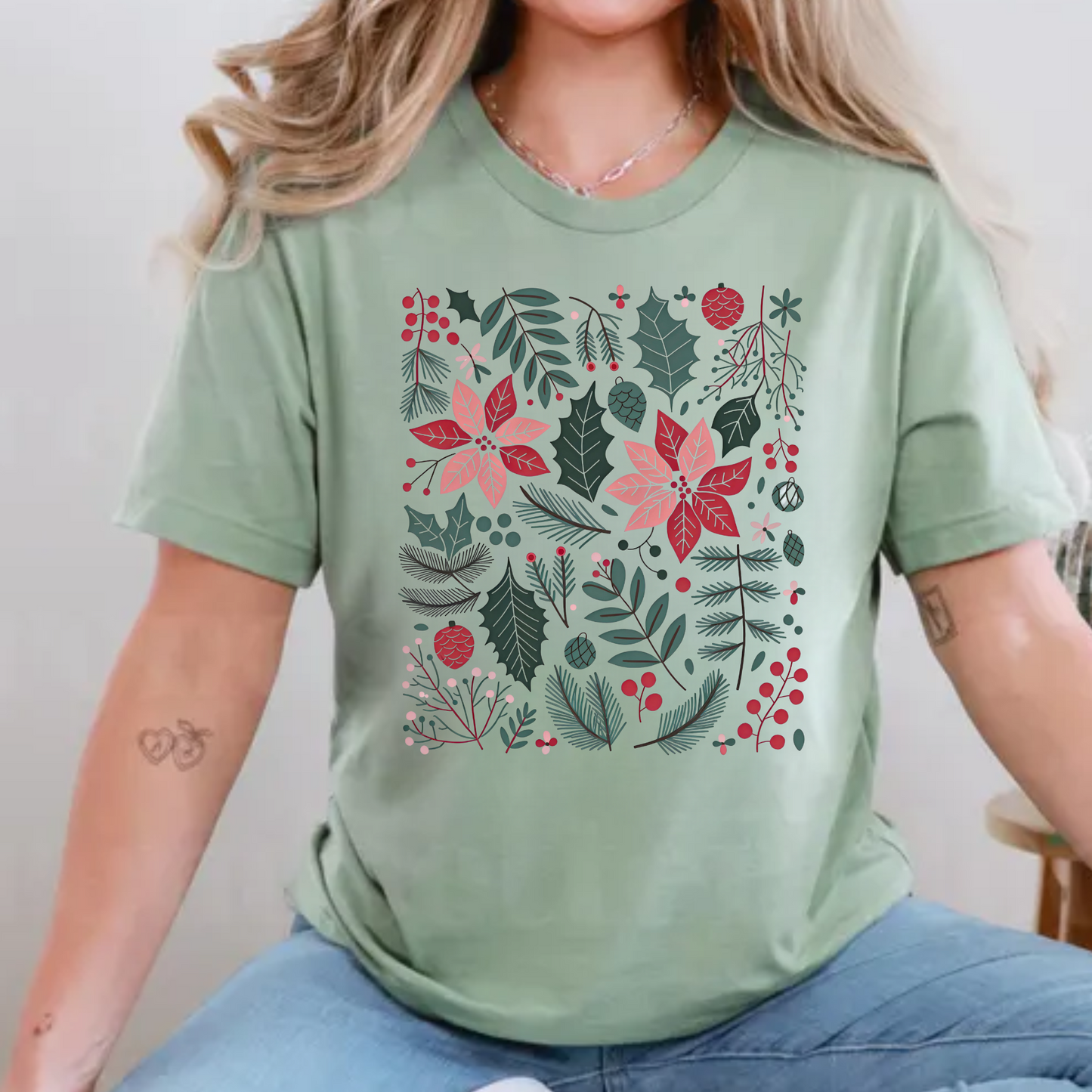 Christmas Greenery Grid