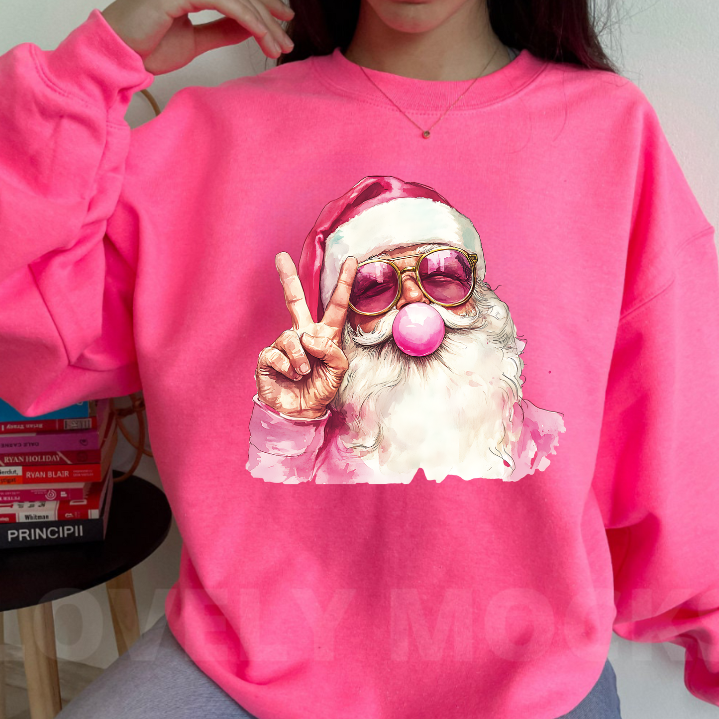 Pink Santa Peace
