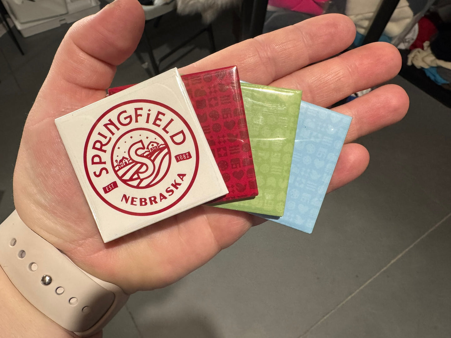 Springfield Magnets (Set of 4)