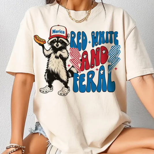 Red, White, & Feral (No Bow)