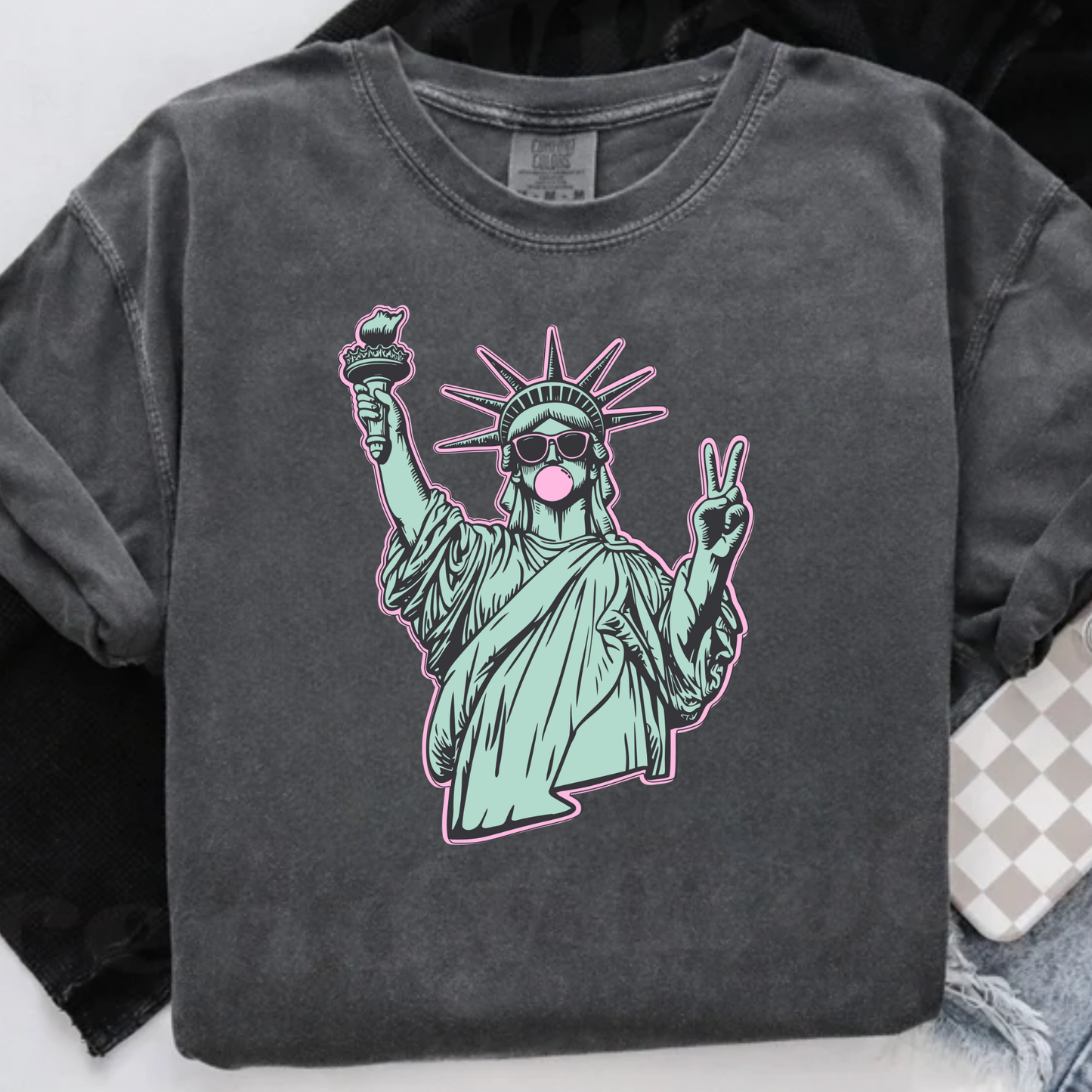 Bubble Gum Statue of Liberty
