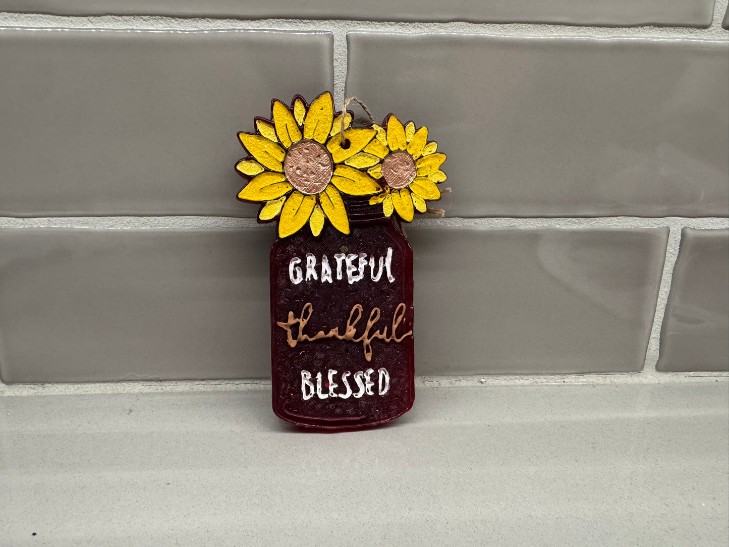 Sunflower Mason Jar