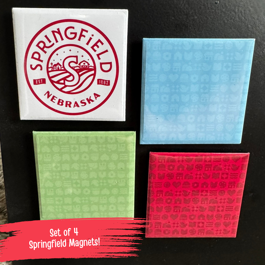 Springfield Magnets (Set of 4)